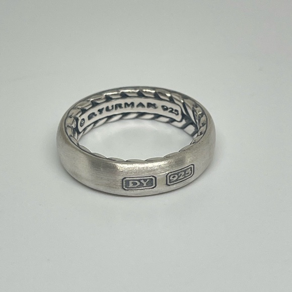 David Yurman Men’s Sterling Silver Ring - Picture 4 of 8